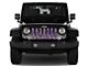 Grille Insert; Dirty Girl Plum Purple Woodland Camo (18-24 Jeep Wrangler JL w/o TrailCam)