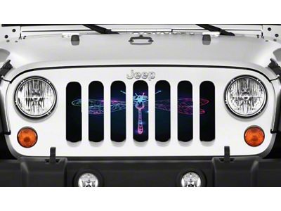 Grille Insert; Dragonfly (97-06 Jeep Wrangler TJ)