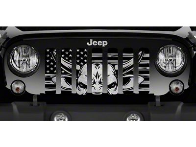 Grille Insert; Eight Seconds (87-95 Jeep Wrangler YJ)