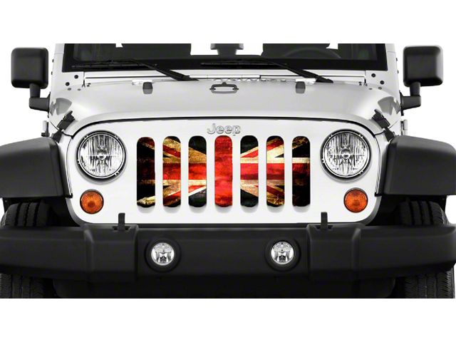 Grille Insert; English Rock (18-24 Jeep Wrangler JL w/o TrailCam)
