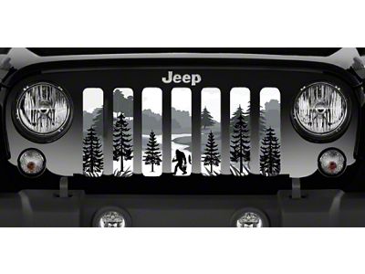 Grille Insert; FisherFoot Bigfoot (07-18 Jeep Wrangler JK)