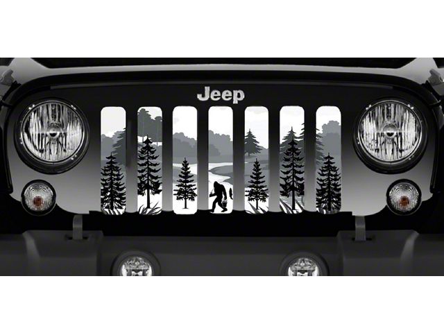 Grille Insert; FisherFoot Bigfoot (18-24 Jeep Wrangler JL w/o TrailCam)
