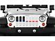 Grille Insert; Ghost Tactical Back the Blue and Fire Department (18-24 Jeep Wrangler JL w/o TrailCam)