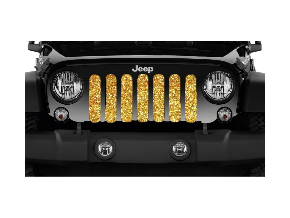 Jeep Wrangler Grille Insert; Gold Flake (07-18 Jeep Wrangler JK) - Free  Shipping