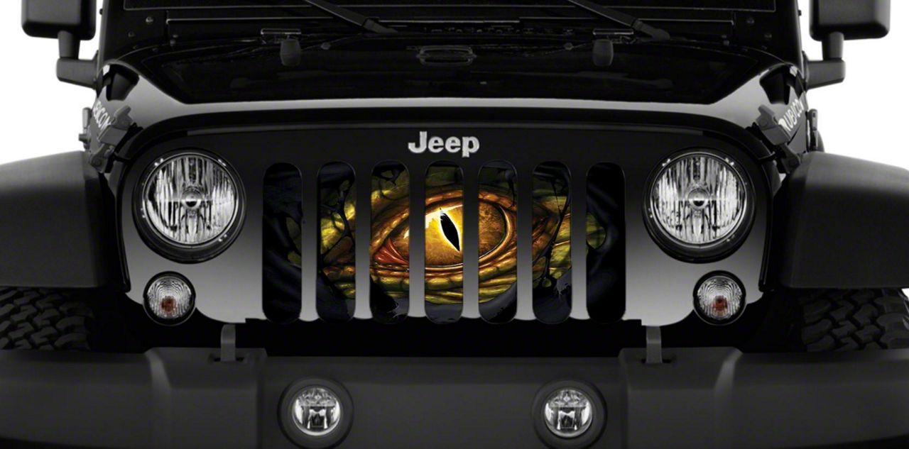 Grille Insert; Green Dragon (76-86 Jeep CJ5 & CJ7)