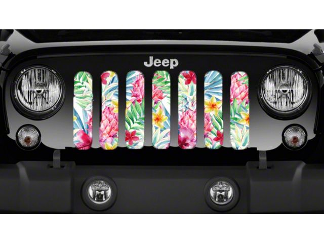 Grille Insert; Hawaiian Daydream (18-24 Jeep Wrangler JL w/o TrailCam)