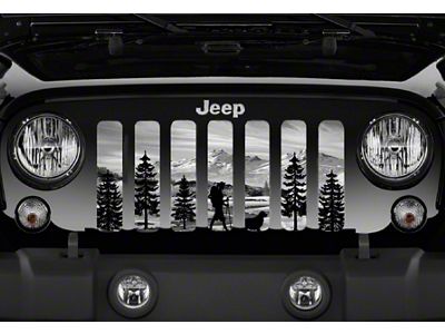 Grille Insert; Hiker Gray Mountain (20-24 Jeep Gladiator JT)