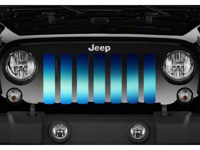 Grille Insert; Horizon Blue Ombre (76-86 Jeep CJ5 & CJ7)