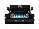 Grille Insert; Horizon Blue Ombre (18-24 Jeep Wrangler JL w/o TrailCam)