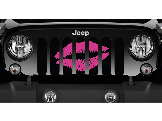 Grille Insert; Kiss (97-06 Jeep Wrangler TJ)
