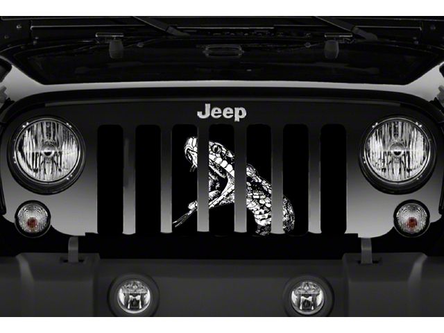 Grille Insert; Mamba Snake (18-24 Jeep Wrangler JL w/o TrailCam)