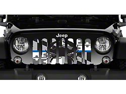 Grille Insert; Maryland Tactical Crab Back the Blue (97-06 Jeep Wrangler TJ)