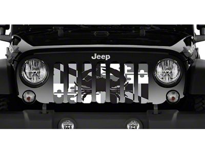 Grille Insert; Maryland Tactical Crab Flag (76-86 Jeep CJ5 & CJ7)