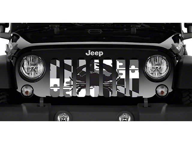 Grille Insert; Maryland Tactical Crab Flag (18-23 Jeep Wrangler JL w/o TrailCam)