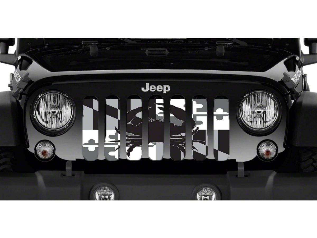 Jeep Wrangler Grille Insert; Maryland Tactical Crab Flag (97-06 Jeep  Wrangler TJ) - Free Shipping