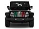 Grille Insert; Mexican American Flag (07-18 Jeep Wrangler JK)
