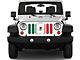 Grille Insert; Mexico Flag (18-24 Jeep Wrangler JL w/o TrailCam)