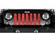 Grille Insert; Moab Topography Map Canyon Lands Red (76-86 Jeep CJ5 & CJ7)