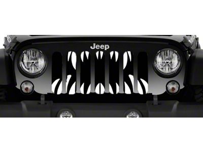 Grille Insert; Monster Teeth (18-24 Jeep Wrangler JL w/o TrailCam)