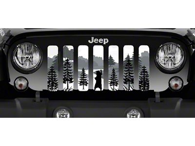 Grille Insert; Mountain Bear (97-06 Jeep Wrangler TJ)