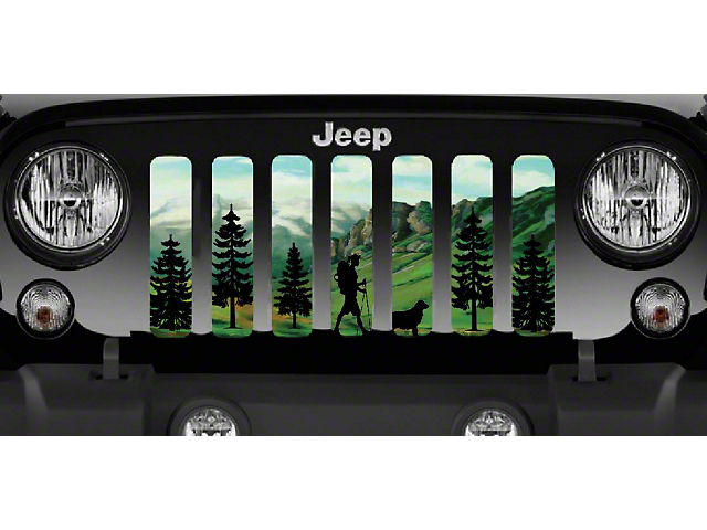 Grille Insert; Mountain Hiker (20-23 Jeep Gladiator JT)