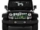 Grille Insert; Mountain Hiker (18-24 Jeep Wrangler JL w/o TrailCam)