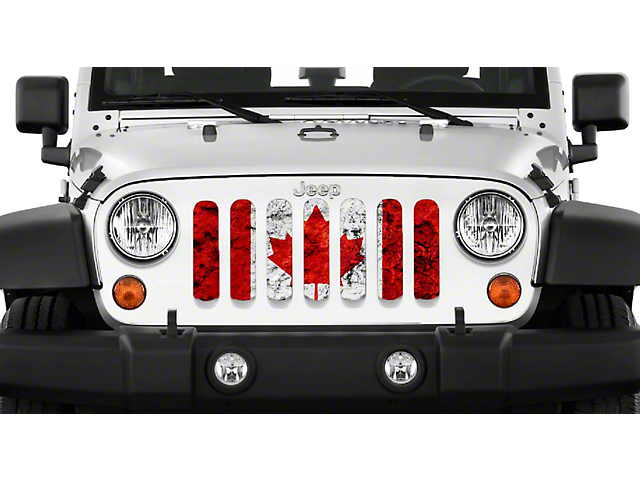 Grille Insert; Oh, Canada (20-23 Jeep Gladiator JT)