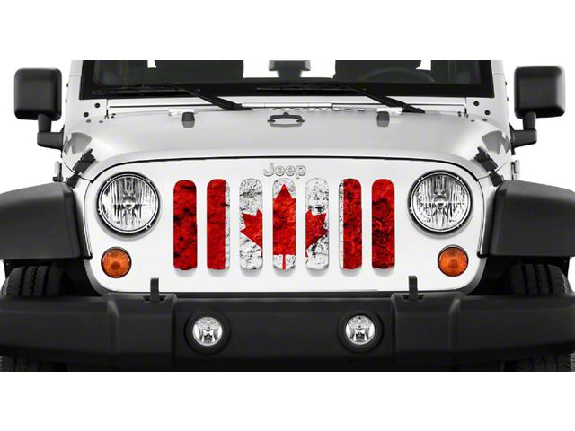 Grille Insert; Oh, Canada (20-24 Jeep Gladiator JT)