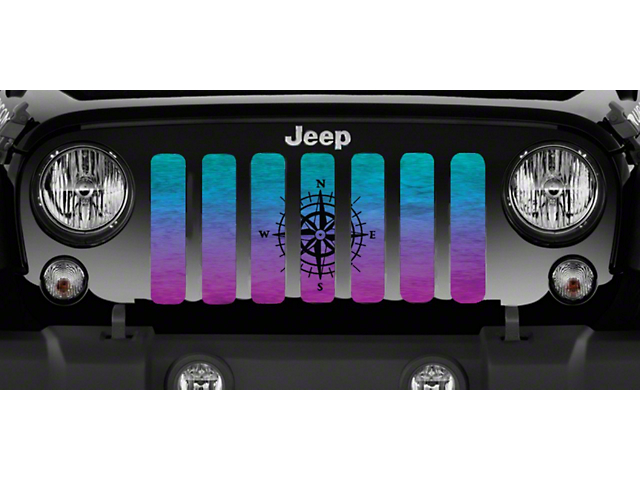 Grille Insert; Ombre Compass (97-06 Jeep Wrangler TJ)