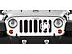 Grille Insert; Oscar Mike (18-24 Jeep Wrangler JL w/o TrailCam)