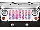 Grille Insert; Peach Mermaid Scales (20-24 Jeep Gladiator JT)