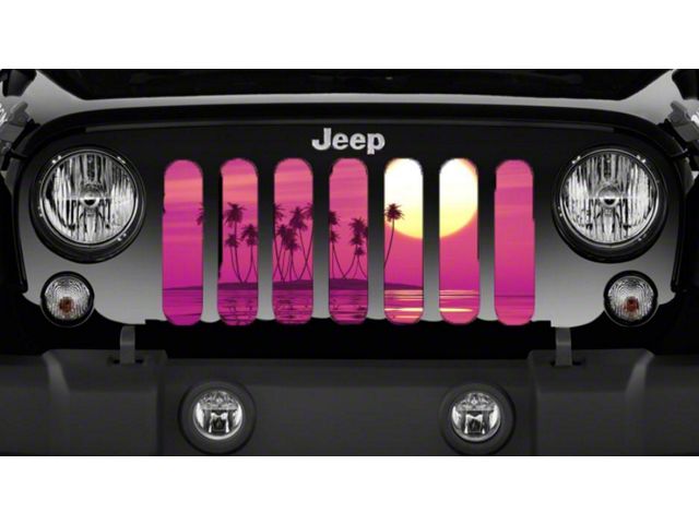 Grille Insert; Pink Beach (07-18 Jeep Wrangler JK)