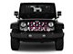 Grille Insert; Pink Skulls (18-24 Jeep Wrangler JL w/o TrailCam)