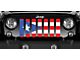 Grille Insert; Puerto Rico Flag (20-24 Jeep Gladiator JT)
