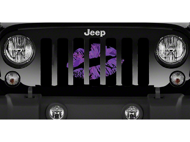 Grille Insert; Purple Camo Kiss (20-23 Jeep Gladiator JT)