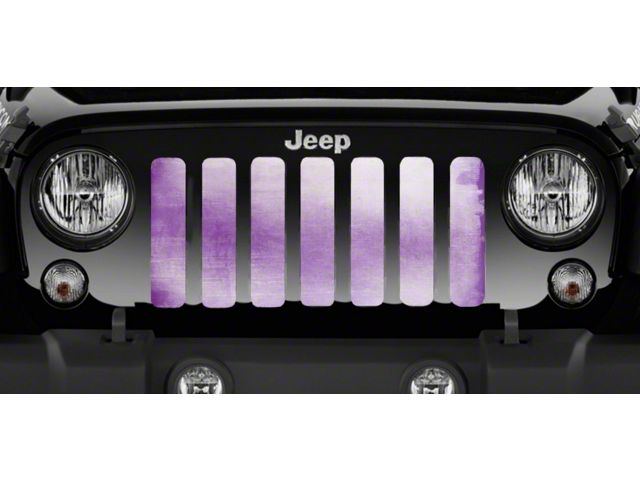 Grille Insert; Purple Ombre (20-24 Jeep Gladiator JT)