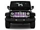 Grille Insert; Purple Ombre (18-24 Jeep Wrangler JL w/o TrailCam)