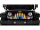 Grille Insert; Rainbow Pride Flag (97-06 Jeep Wrangler TJ)