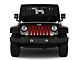 Grille Insert; Red Cheetah Print (20-24 Jeep Gladiator JT)