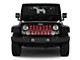 Grille Insert; Red Mermaid Scales (07-18 Jeep Wrangler JK)