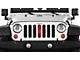 Grille Insert; Red Warrior (76-86 Jeep CJ5 & CJ7)