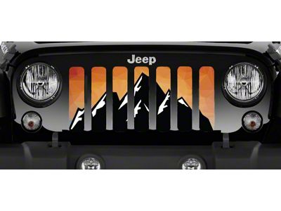 Grille Insert; Rocky Top Orange (76-86 Jeep CJ5 & CJ7)
