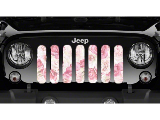 Grille Insert; Romance (18-24 Jeep Wrangler JL w/o TrailCam)