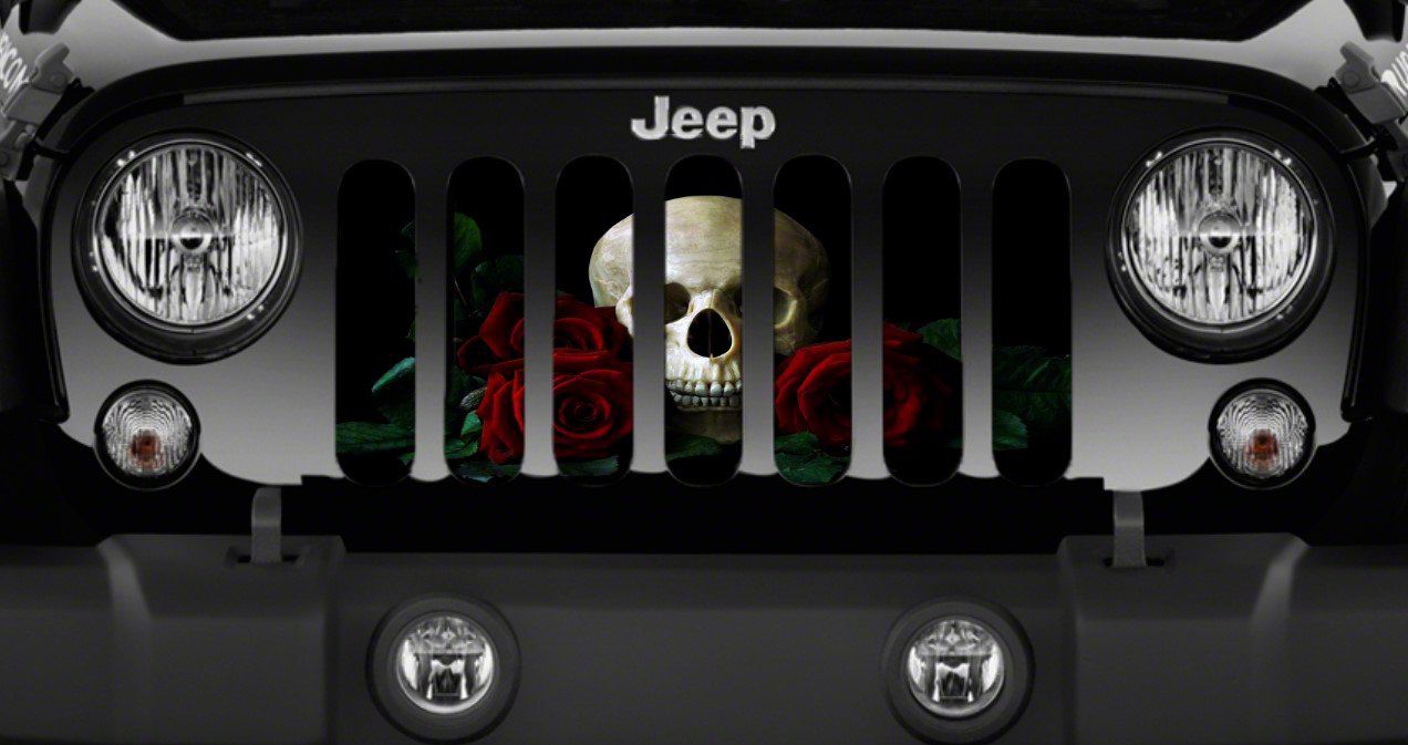 Grille Insert; Romeo and Juliet (18-23 Jeep Wrangler JL)