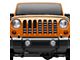 Grille Insert; Silver American III Percenters (18-24 Jeep Wrangler JL w/o TrailCam)