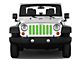 Grille Insert; Solid Green (18-24 Jeep Wrangler JL w/o TrailCam)