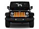 Grille Insert; Solid Orange (18-24 Jeep Wrangler JL w/o TrailCam)