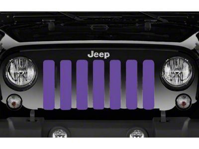 Grille Insert; Solid Purple (76-86 Jeep CJ5 & CJ7)