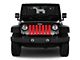 Grille Insert; Solid Red (18-24 Jeep Wrangler JL w/o TrailCam)