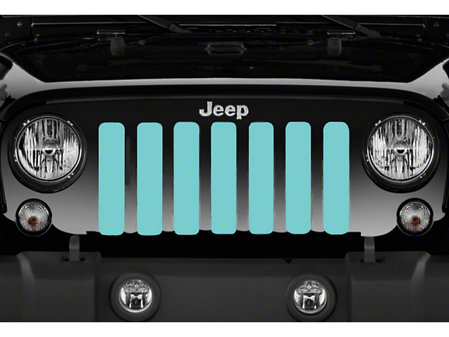 Grille Insert; Solid Teal (20-23 Jeep Gladiator JT)